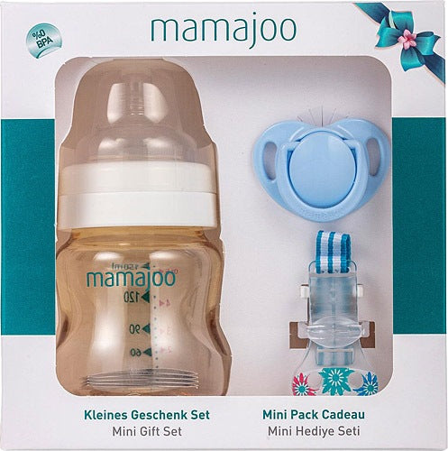 Mamajoo 150 ml Biberon Mini Hediye Seti Mavi