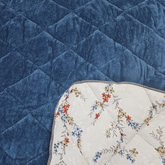 Welsoft Çift Kişilik 195x215 Cm Çift Taraflı Yorgan Indigo