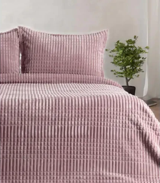 Merinos Modern Line 3 Parça Çift Kişilik Battaniye Seti