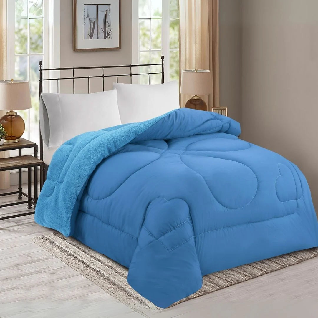 Orkide Welsoft Comforter Tek Kişilik Yorgan Mavi