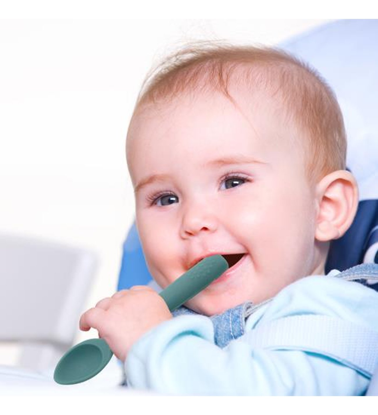 Babyjem Silikon Kaşık Mint