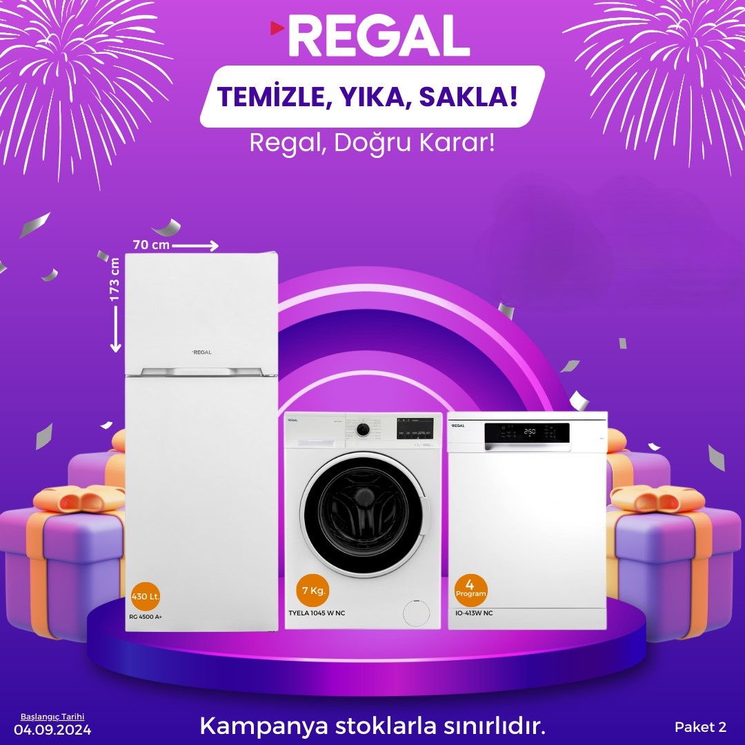 Regal Beyaz Eşya Kampanya Paket 2