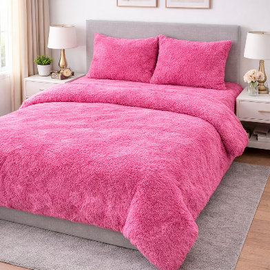 Welsoft Nevresim Takımı Battal Boy Pembe