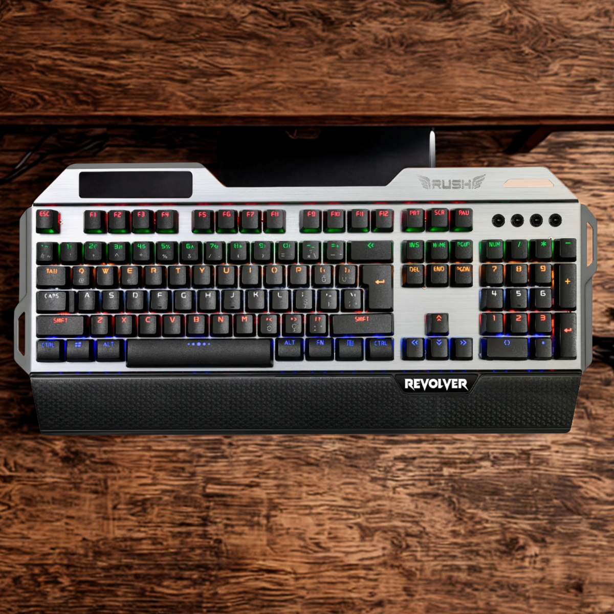 Rush Revolver Full Mekanik Gamer Oyuncu Klavyesi