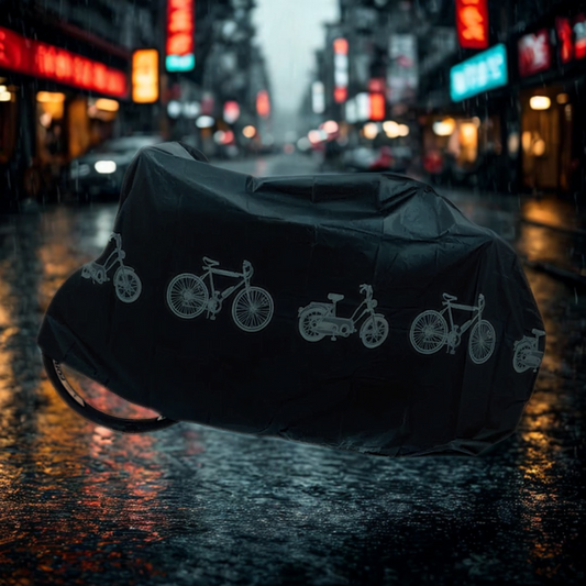 Bisiklet Motosiklet Koruyucu Örtü Kılıf Siyah