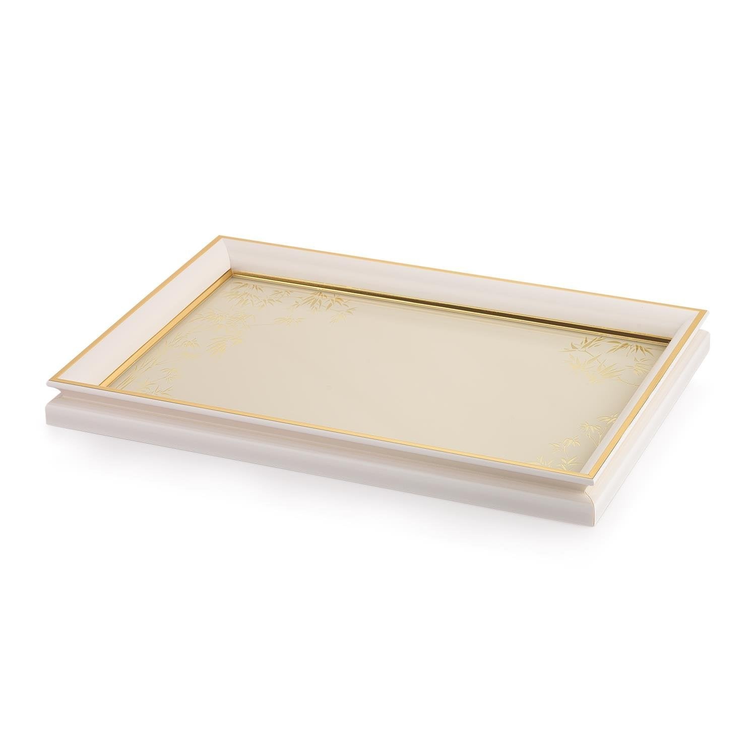 Schafer Bolero 33x49 Cm Tepsi Gold Beyaz