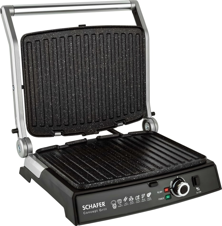 Schafer Concept Grill Tost Makinesi Siyah