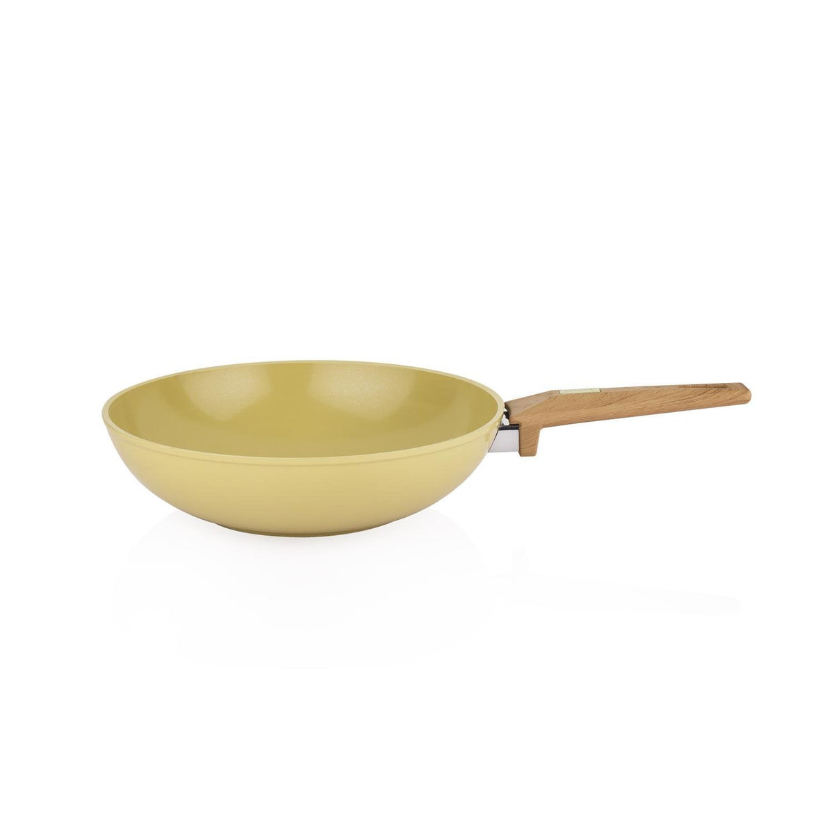 Schafer Fiesta Seramik 28 Cm Wok Tava Yeşil