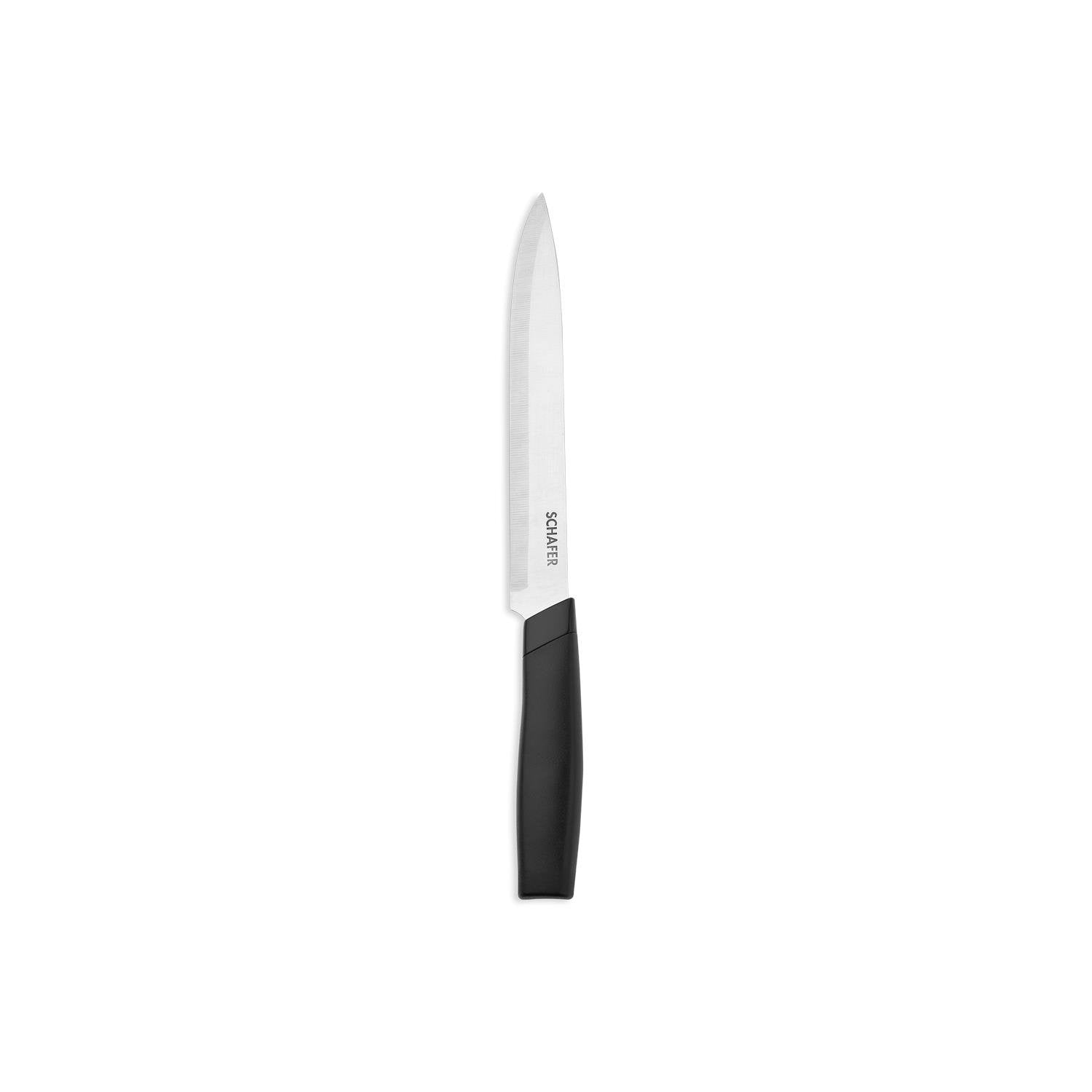 Schafer Forge 6 Parça Bloklu Bıçak Seti Siyah