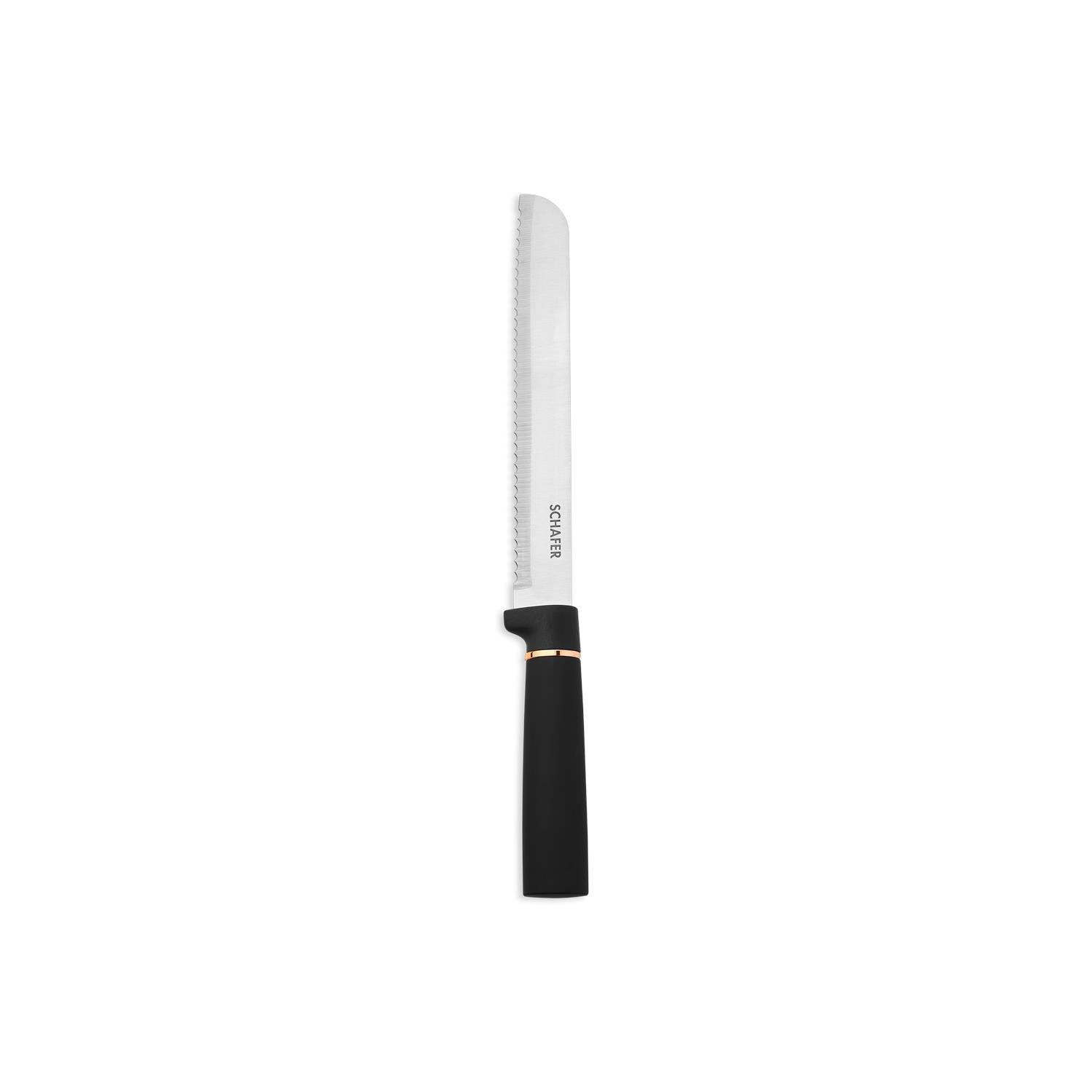 Schafer Forge 6 Parça Bloklu Bıçak Seti Siyah