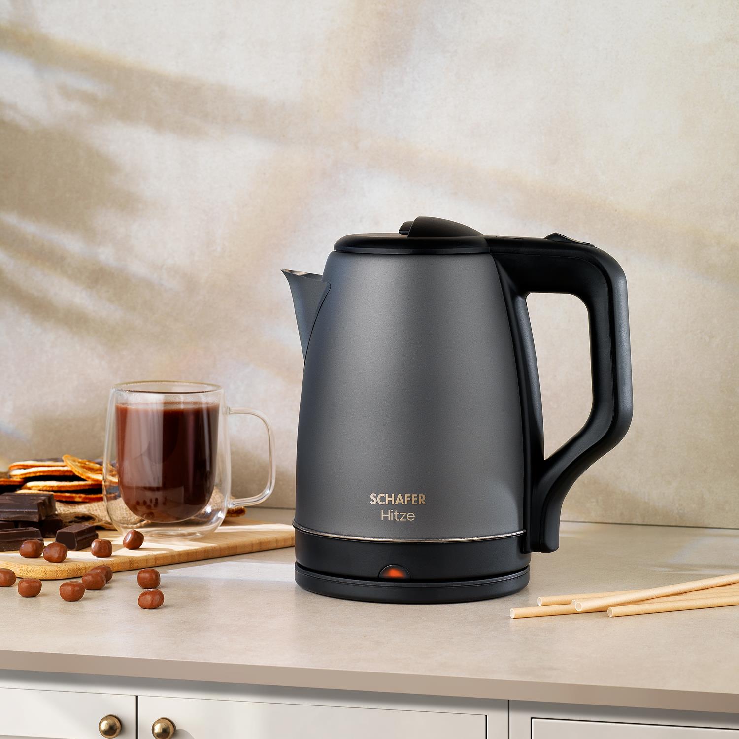 Schafer Hitze 2 Lt Paslanmaz Çelik Su Isıtıcı Kettle