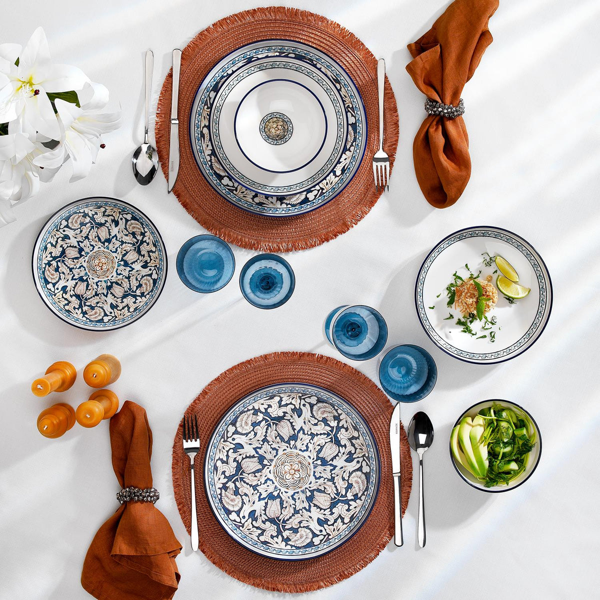 Schafer Iconic 24 Parça Yemek Takımı Lacivert