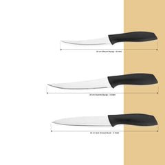 Schafer Quick Chef Bıçak Seti 10 Parça Siyah