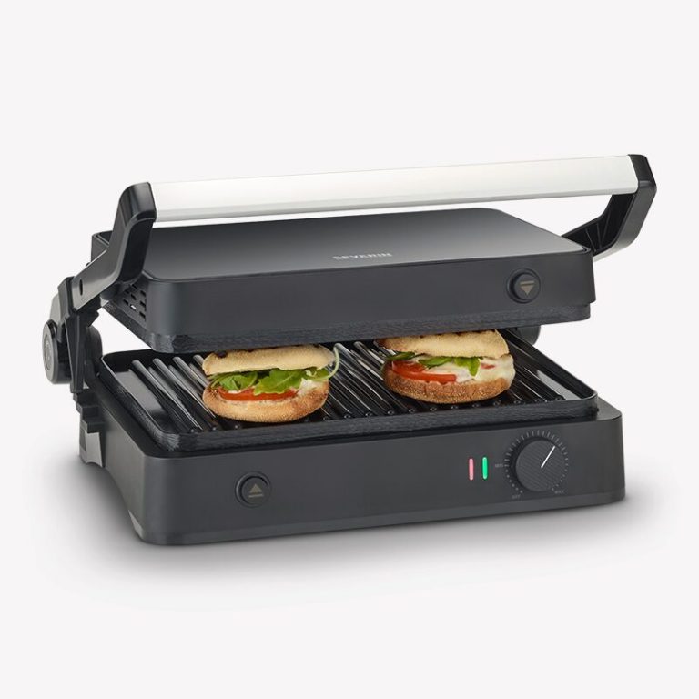Severin 1800 W Tost Makinesi ve Izgara Grill Siyah