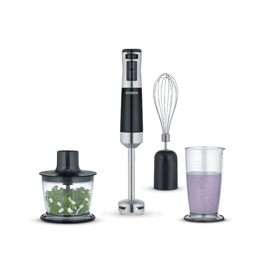Severin 600 W 3ü1 Arada Mixer Blender Rondo Seti Siyah