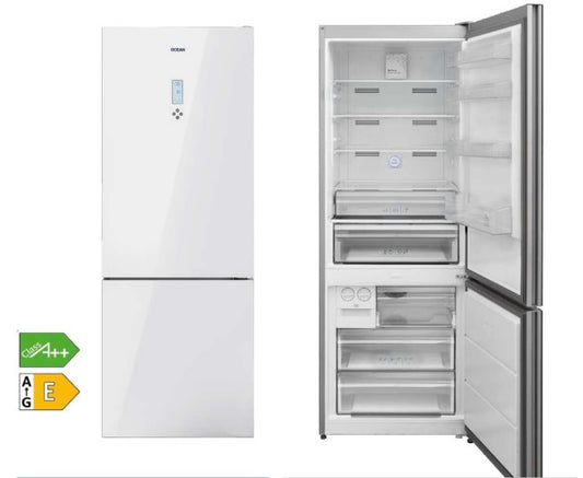 Ocean A++ Enerji Sınıfı NoFrost Kombi Buzdolabı Beyaz