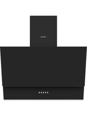 Simfer Premium Duvar Tipi Cam Davlumbaz Siyah