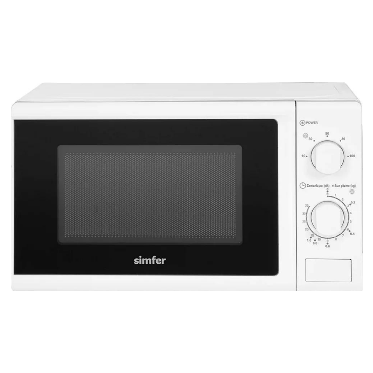 Simfer 20 Lt Mekanik Mikrodalga Fırın 700W Beyaz