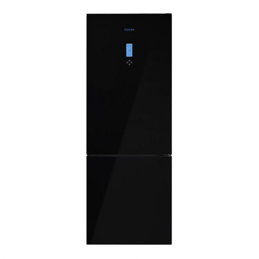 Ocean A+ Enerji Sınıf LED Aydınlatmalı Kombi Buzdolabı Siyah