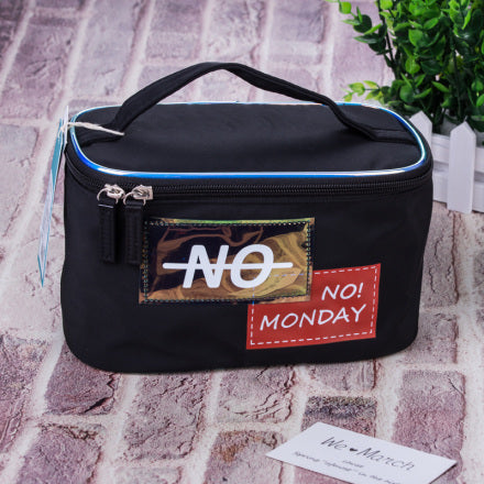 Ximiso Trendy No Monday Yazılı Makyaj Çantası