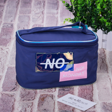 Ximiso Trendy No Monday Yazılı Makyaj Çantası