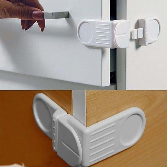 Bulmax Köşeli Dolaplar İçin Vidasız Bebek Köşe Kilidi