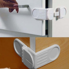 Bulmax Köşeli Dolaplar İçin Vidasız Bebek Köşe Kilidi