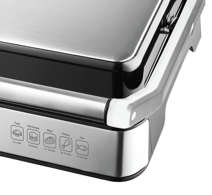 Newal XXL 6 Dilim Kapasite Tost Makinesi Inox