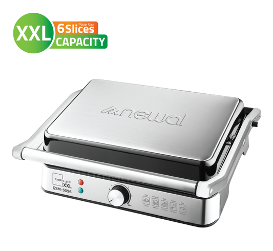 Newal XXL 6 Dilim Kapasite Tost Makinesi Inox