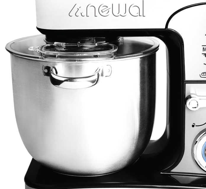 Newal 10 Lt Paslanmaz Çelik Hazne LED Stand Mikser Inox