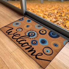 Welcome Yazılı 40 x 60 cm Hindistan Cevizi İpi Kapı Önü Paspası
