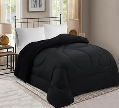 Orkide Welsoft Comforter Çift Kişilik Yorgan Siyah