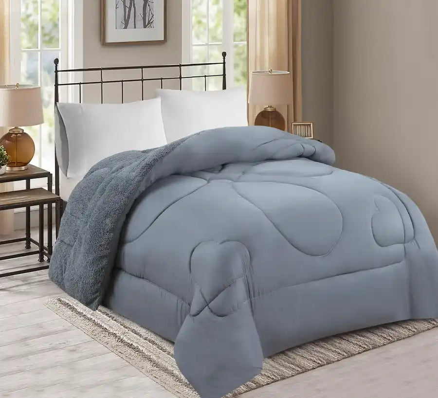 Orkide Welsoft Comforter Tek Kişilik Yorgan Gri